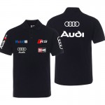 2022 Polo Audi RS Homme Champion Racing Sans Repassage Coton Couleur Unie