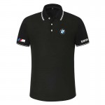 2022 Polo BMW M Power Piqué de Coton Homme Col Contrasté Manche Courte Slim Fit