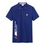 2022 Polo BMW Motorrad Motorsport Homme Col Contrasté Coton Respirant