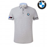 2022 Polo BMW Motorsport Homme Coton épissage Couleur Contraste Manche Courte