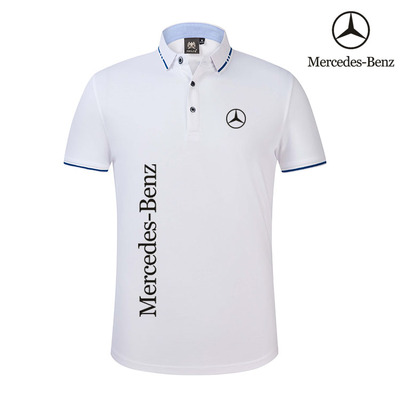 2022 Polo Mercedes Benz Homme Slim Coton Piqué Logo Mercedes-Benz Homme