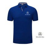 2022 Polo Mercedes Benz Slim Coton Piqué Logo Mercedes-Benz Homme