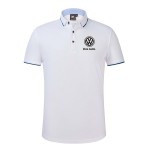 2022 Polo Volkswagen Homme Das Auto Coton Col Contrasté Slim Fit