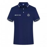 2023 Polo Mercedes AMG régular Homme avec Logo Poitrine Coton Homme