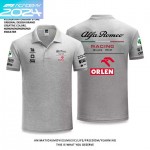 2024 Polo Alfa Romeo Slim Coton Piqué Logo Homme