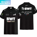 2024 Polo Alpine F1 Team BWT Coton Homme Manche Courte