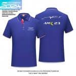 2024 Polo Aston Martin Hackett AMR Homme Col Contrasté Manche Courte