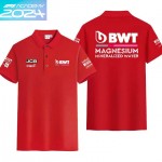 2024 Polo BWT Racing Point F1 Team Coton Homme Manche Courte