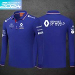 2024 Polo Manche longue Renault DP World F1 Team Homme