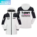 2024 Veste BWT Racing Point F1 Team Capuche Coupe-vent Homme