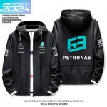 2024 Veste Mercedes AMG Petronas Coupe-vent Imperméable Capuche Homme