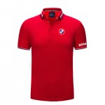 Polo BMW Homme Coton Biologique avec Logos Contrastants