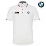 Polo BMW M Power Homme 2022 Coton Mercerisé Col Contrasté Slim Fit Manche Courte