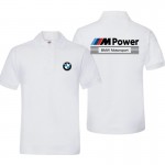 Polo BMW M Power Homme Motorsport Séchage Rapide Manche Courte