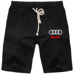 Short Jogging Audi Coton Homme 2022 Couleur unie avec Poche