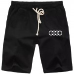 Short Jogging Audi Homme 2022 Coton Pantalon Court avec Poche