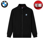 Sweat BMW Homme 2022 Col Montant Coton Pull Col Zippé Pas Cher