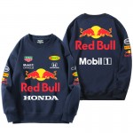 Sweatshirt Red Bull Honda Mobil 1 Coton Homme Col Rond