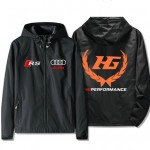 Veste Audi HG Motorsport Performance Capuche Homme Coupe-vent Imperméable