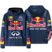 Veste Red Bull Infiniti Zippé Capuche Homme Gives You Wings Coupe-vent